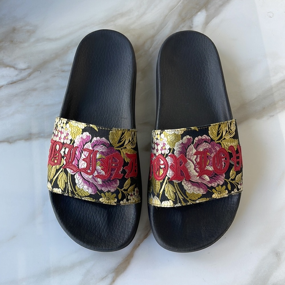 GUCCI BLIND FOR LOVE SLIDES - Picture 4 of 11